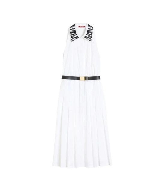 Max Mara White Shirt Dresses