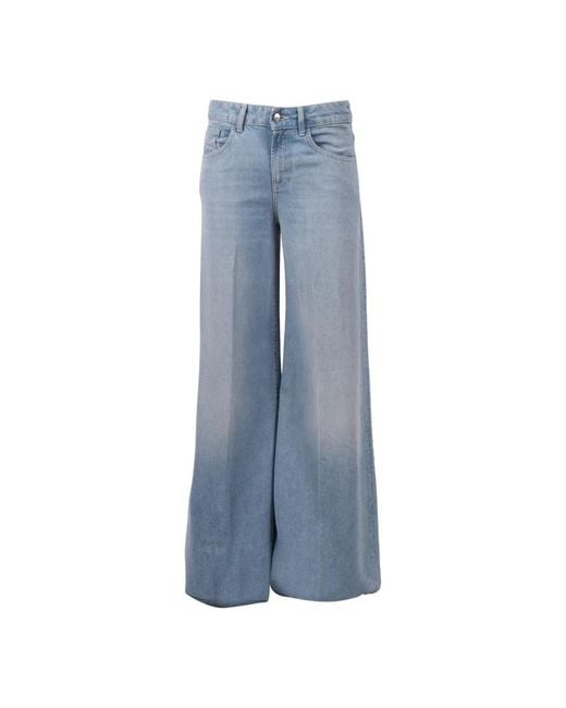 Dondup Blue Wide Jeans