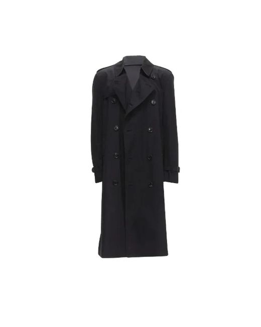 Burberry Black Single-Breasted Coats for men