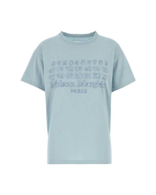 Maison Margiela Blue T-Shirts