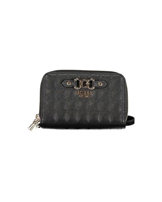 Guess Accessoires ,Zwart ,Nadira Slg Dubbele Portemonnee in het Black