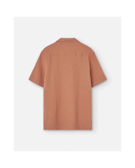 Edmmond Studios Brown Short Sleeve Shirts for men
