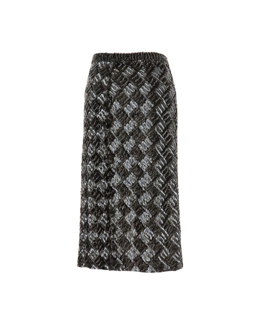 P.A.R.O.S.H. Gray Midi Skirts