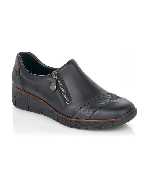 Rieker Black Loafers