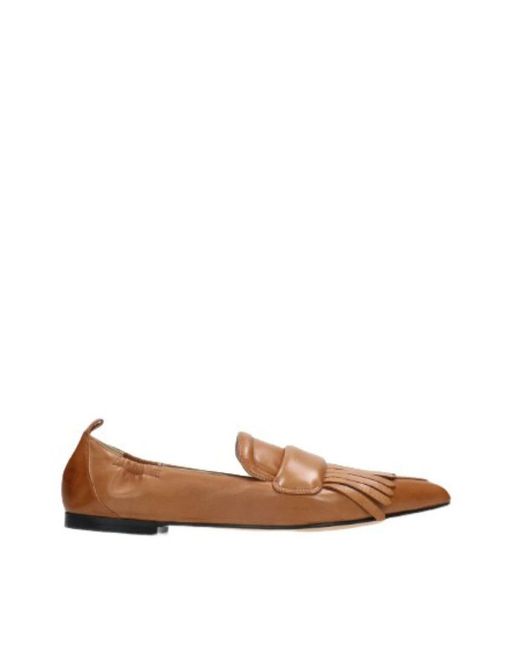 Pomme D'or Brown Ballerinas