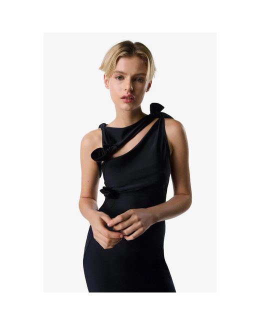 Coperni Flower Gown in het Black
