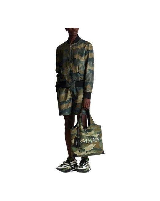 Bomber Jackets Balmain pour homme en coloris Green