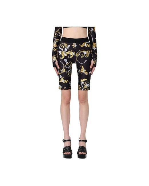 Short Shorts Versace Jeans Couture de color Black