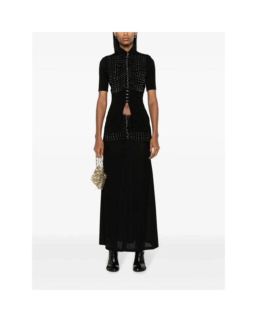 Rabanne Black Maxi Skirts