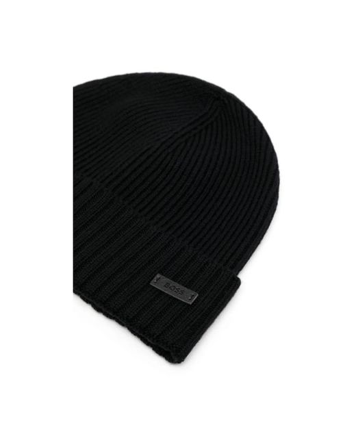 Beanies di HUGO in Black
