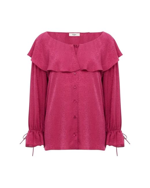 Blouses Chloé de color Pink