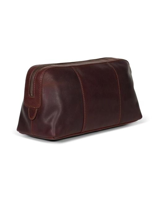 Howard London Brown Toilet Bags for men