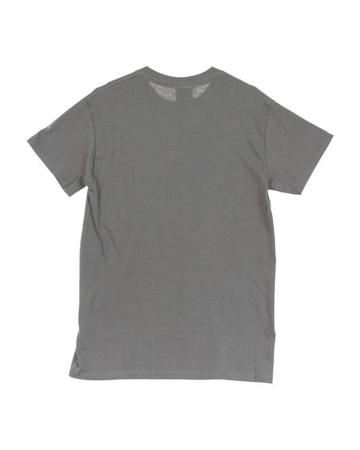 Thrasher Tops ,Grijs ,Katoen Flame Tee T-Shirt Antraciet Grijs/Geel in het Gray voor heren