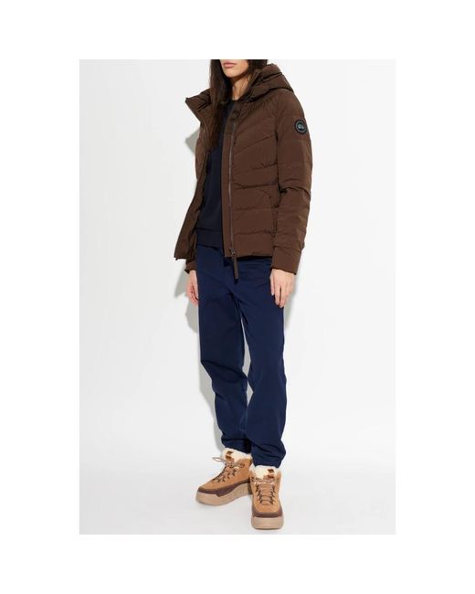 Canada Goose Jassen ,Bruin ,Leer Clair Down Jacket in het Brown