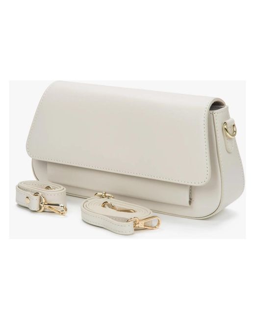 ESTRO White Shoulder Bags