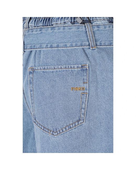 Pinko Blue Denim Skirts