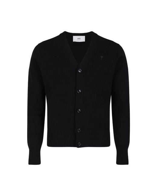 AMI Black Cardigans for men