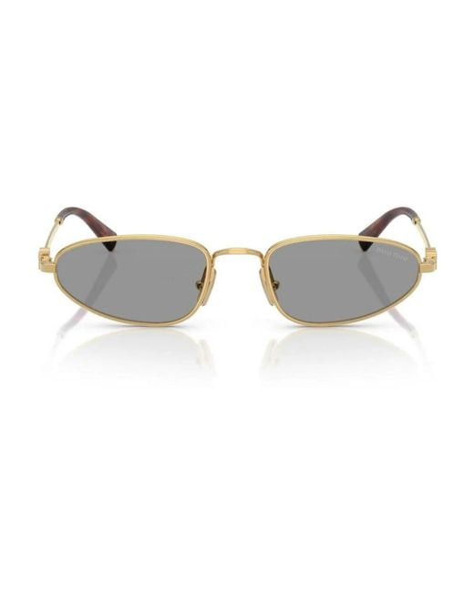 Miu Miu Metallic Sunglasses