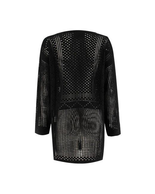 Mc2 Saint Barth Black Short Dresses