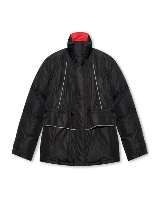 Balenciaga Jassen ,Zwart ,Polyester Oversized Jas in het Black voor heren