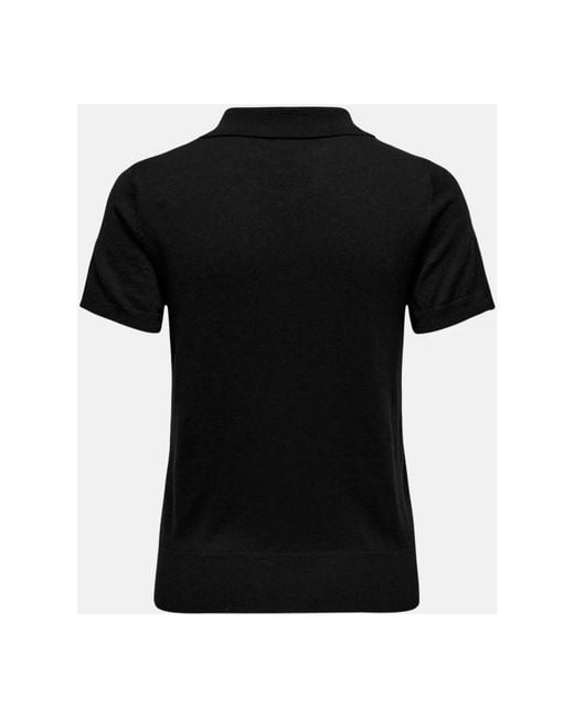 ONLY Black Polo Shirts
