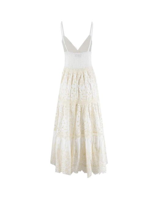 Maxi Dresses Ermanno Scervino de color White