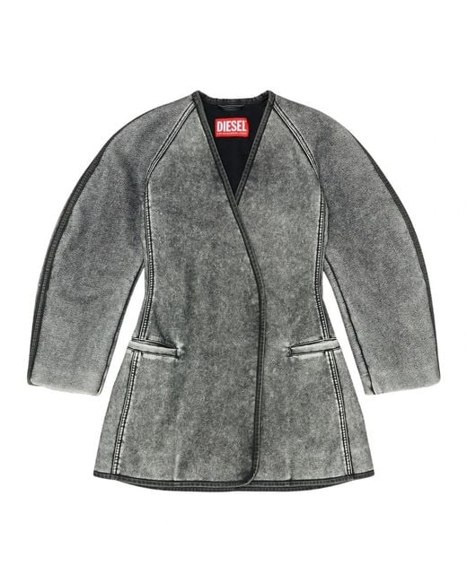 DIESEL Gray Denim Jackets