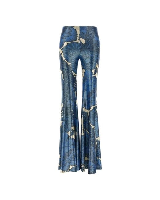 Etro Blue Floral Pants