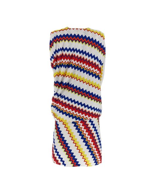 Missoni Blue Short Dresses