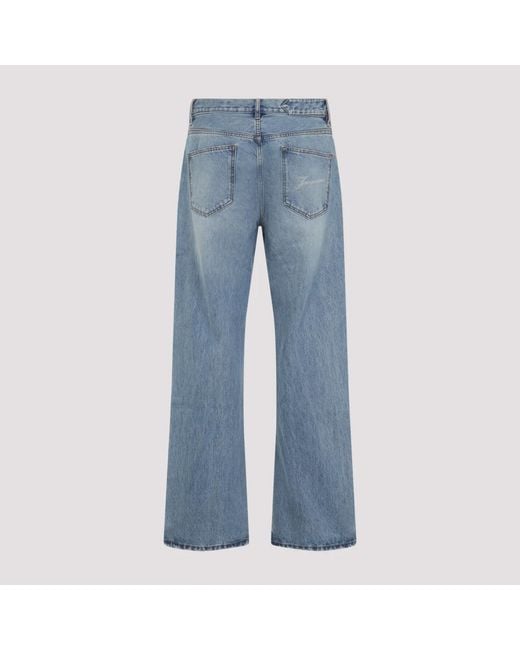 Jacquemus Blue Cotton Jeans for men
