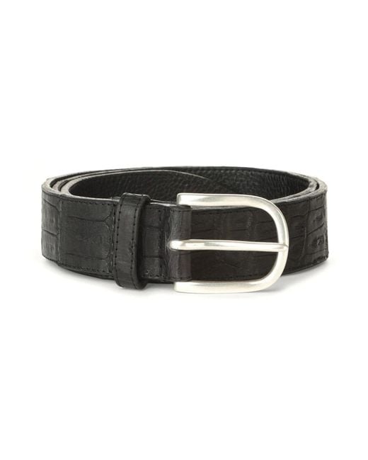 Orciani Black Belts for men