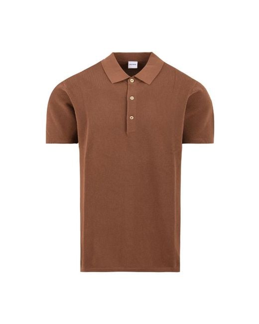 Aspesi Brown Polo Shirts for men