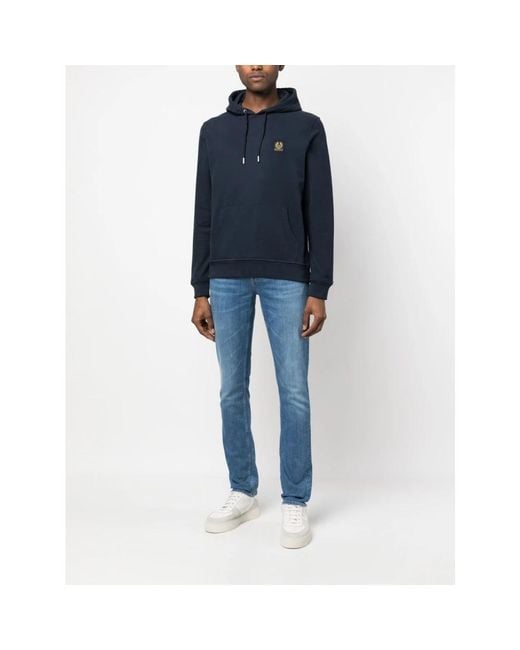 Belstaff Blue Hoodies for men