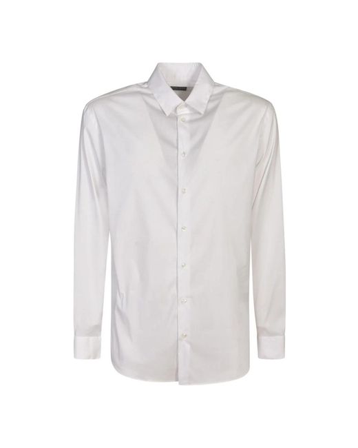 Giorgio Armani White Formal Shirts for men