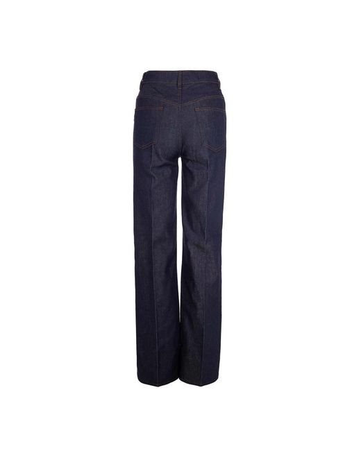 A.P.C. Blue Straight Jeans