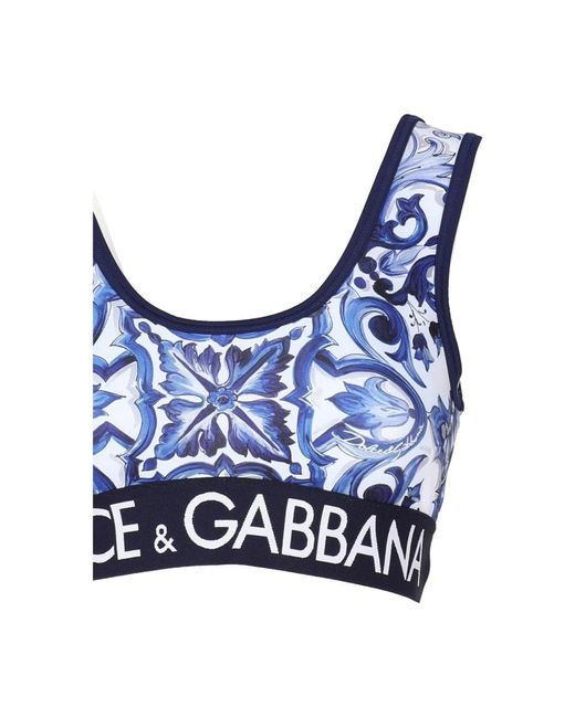 Tops > sleeveless tops Dolce & Gabbana en coloris Blue