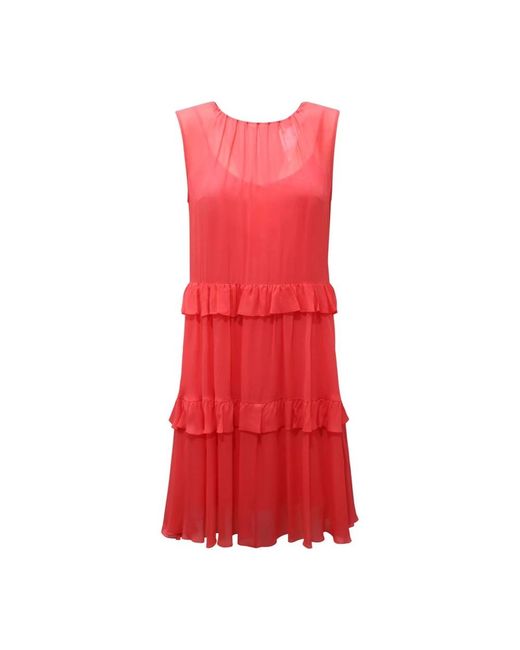 Max Mara Red Short Dresses