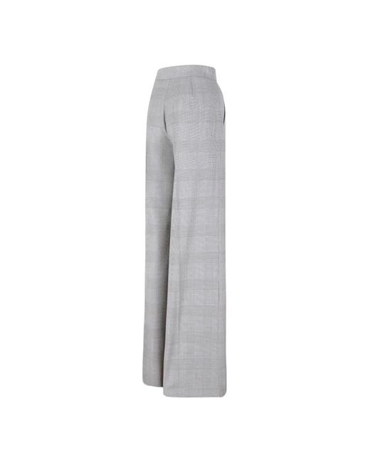 Max Mara Gray Wide Trousers