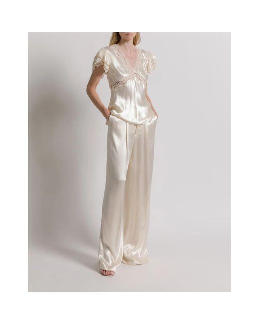 Blouses Alberta Ferretti de color White