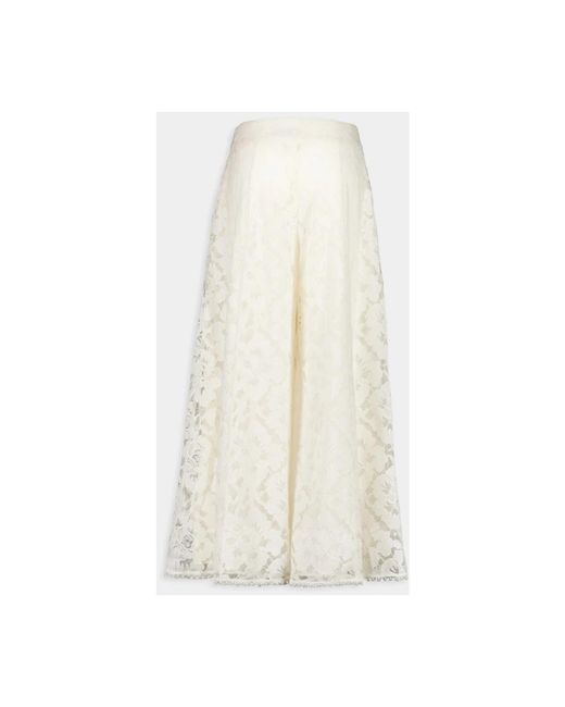 Zimmermann White Wide Trousers