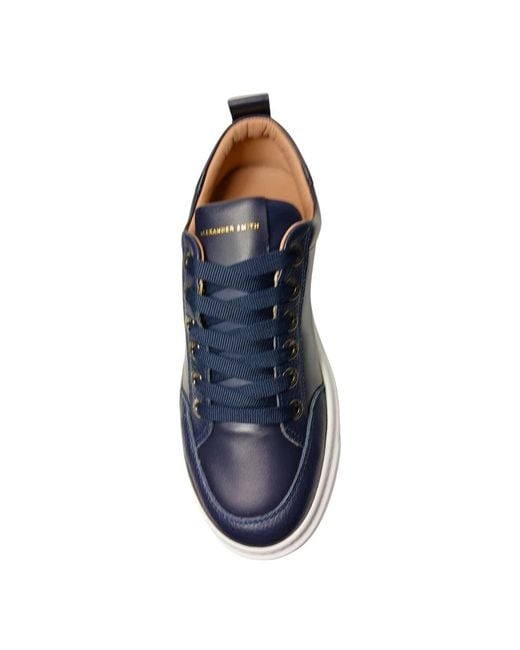 Alexander Smith Blue Sneakers for men