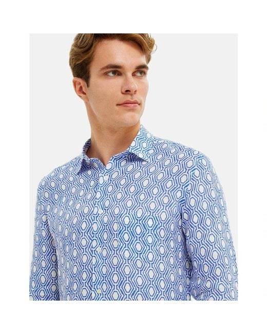 Casual Shirts di Peninsula in Blue da Uomo