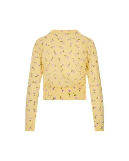 Jil Sander Yellow Cardigans