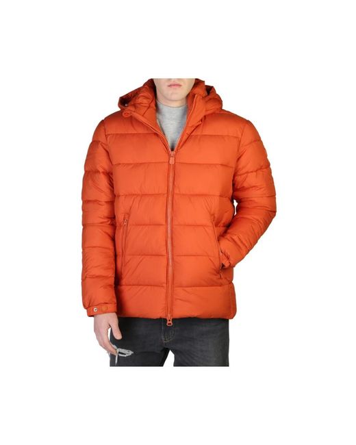 Save The Duck Orange Down Jackets for men