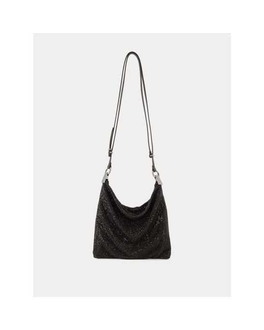 Benedetta Bruzziches Stijlvolle Bella Ciao Hobo Tas in het Black