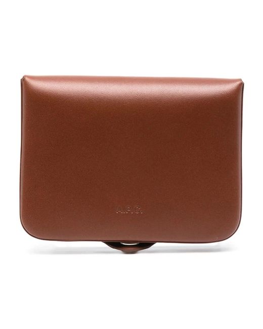 Wallets & Cardholders di A.P.C. in Brown da Uomo