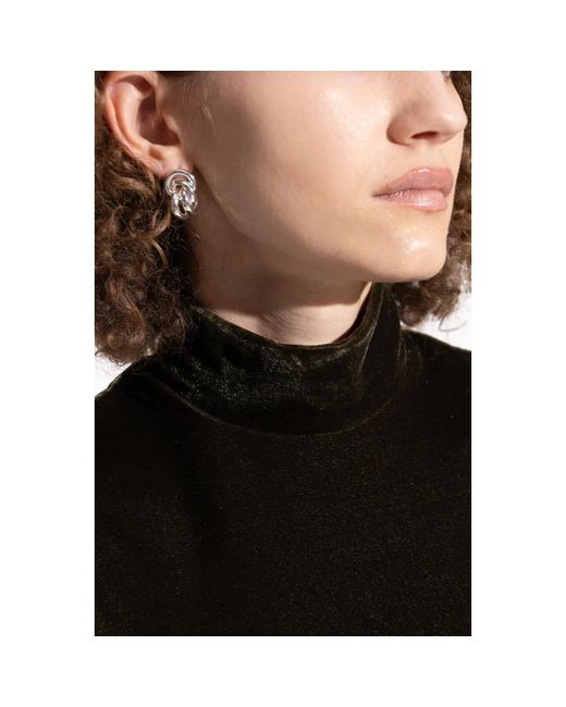 Earrings LIE STUDIO de color Metallic