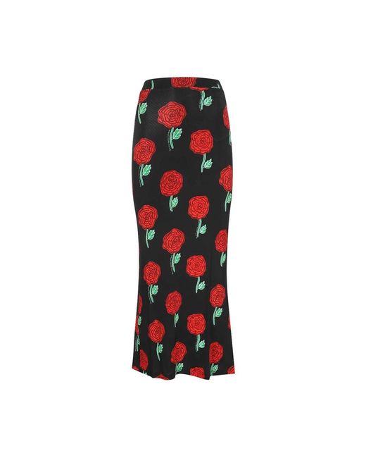 Versace Jeans Couture Red Maxi Skirts