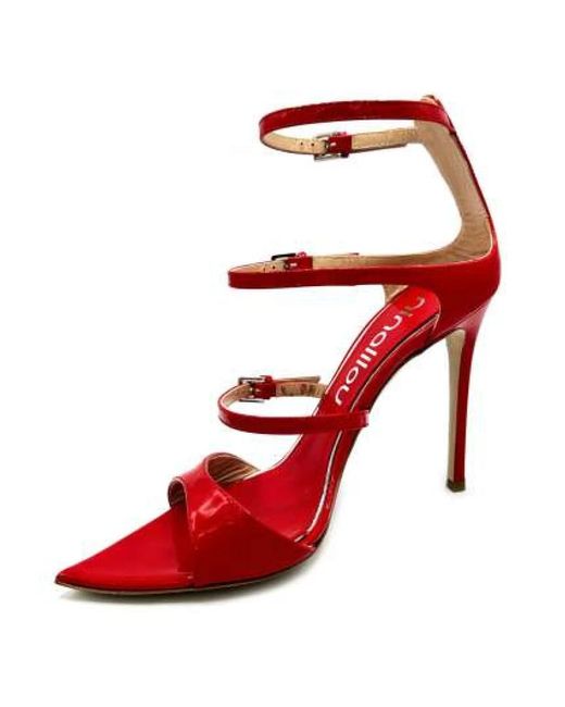 Ninalilou Red High Heel Sandals
