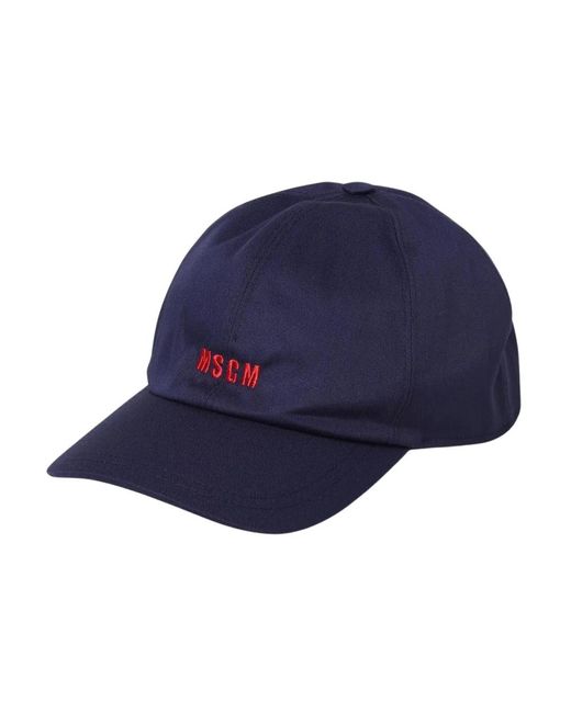 Caps MSGM de hombre de color Blue